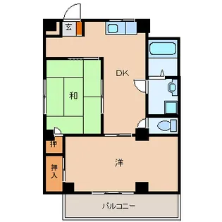 ノースヒルズ北泉田【4階】の間取り