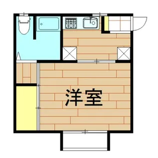神奈川県川崎市中原区井田三舞町【アパート】の間取り