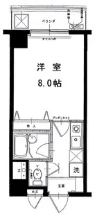 maison S.K.M【6階】の間取り