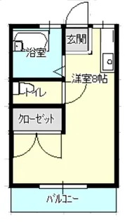 ハイツラベンダー【1階】の間取り