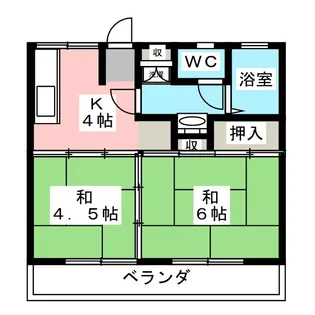 芦山ビル【4階】の間取り