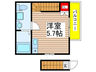 ベレガンス八千代台【2階】の間取り