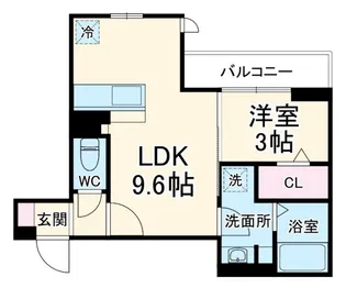 シンシアタワー【2階】の間取り
