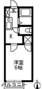 リトルカーサ【1階】の間取り