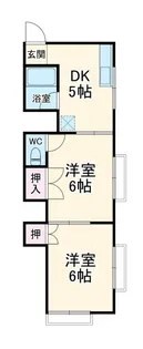 ハイツオーデン【1階】の間取り