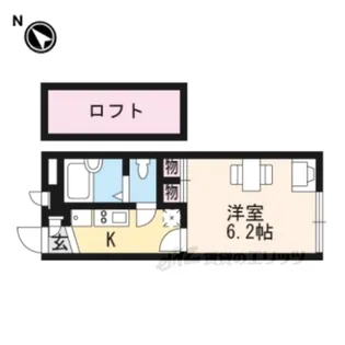 レオパレスたんぽぽ【2階】の間取り