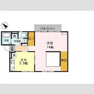 メゾンふじIII【2階】の間取り