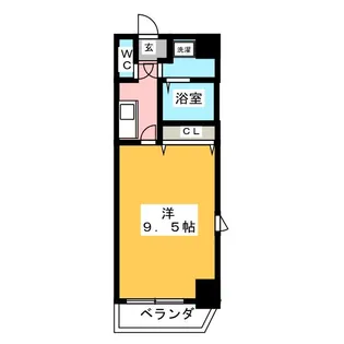 SPACE BEAT【3階】の間取り