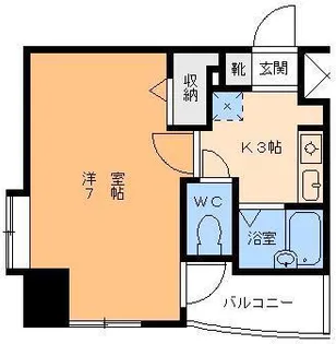 ノエル・ドゥ・フランドール【3階】の間取り