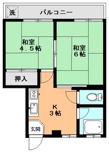 田島マンション【3階】の間取り