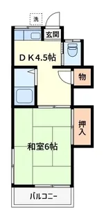 渡辺荘【2階】の間取り