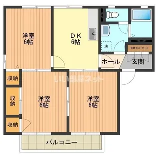 アニバーサリーA【1階】の間取り