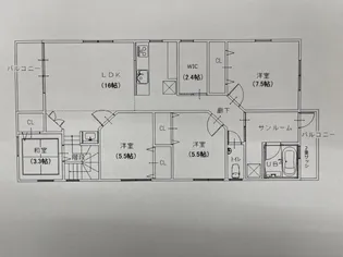 石川県金沢市西都2【一戸建】の間取り