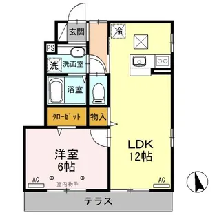 愛宕の杜 B【1階】の間取り