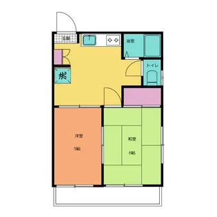 シャルマン三ツ境【3階】の間取り