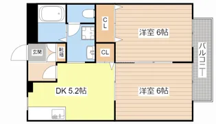 アヴァンス【2階】の間取り