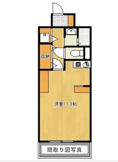 クレッセント駅前【4階】の間取り