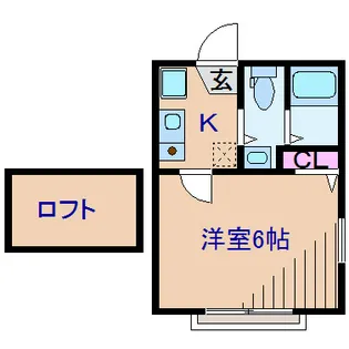 神奈川県横浜市神奈川区松見町2【アパート】の間取り