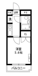 東京都大田区多摩川2【マンション】の間取り