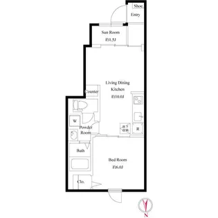 me-ミー-【1階】の間取り