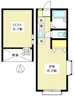 パールハイム壱番館【1階】の間取り