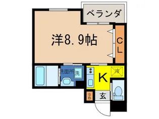 グリ-ンパ-ク西院【5階】の間取り