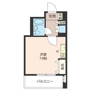 スペーシア目黒不動前【8階】の間取り
