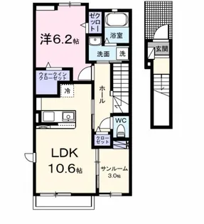 メゾン未来【2階】の間取り