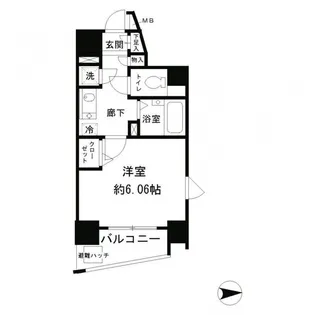 東京都中野区本町5【マンション】の間取り