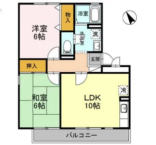 埼玉県久喜市吉羽【アパート】の間取り