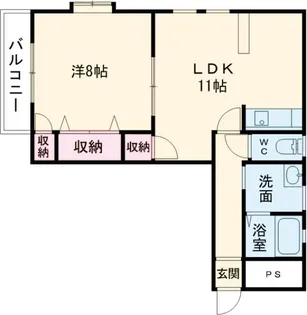 新潟県新潟市西区坂井【アパート】の間取り