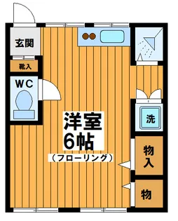 東田荘B棟【2階】の間取り