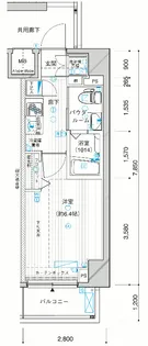 1Kの間取り画像