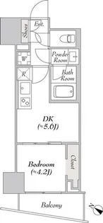 東京都品川区北品川2【マンション】の間取り