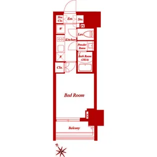 神奈川県横浜市西区平沼1【マンション】の間取り