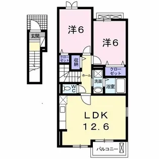 ベル・アンジュ【2階】の間取り