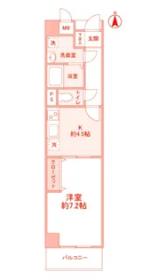クレール矢沢【3階】の間取り