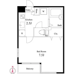 STAGE南大井【3階】の間取り
