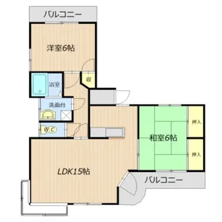 ヴェルデ2【2階】の間取り
