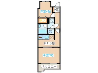 ダイアパレスステ-ションプラザ名取【3階】の間取り