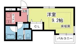 グランコスモ寺町【1階】の間取り