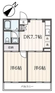 エリール東戸塚【3階】の間取り