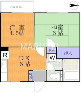 ファミール向ヶ丘【2階】の間取り