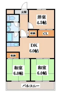 第2東大阪村橋マンション【6階】の間取り
