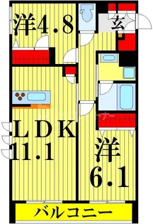 Belle Noyer【1階】の間取り