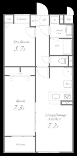 T annex【2階】の間取り