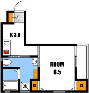 プレゼンス古市【1階】の間取り