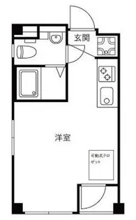 オルフェ月島【3階】の間取り