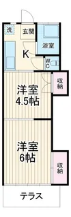 みよし荘【1階】の間取り