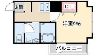 IF西梅田【6階】の間取り